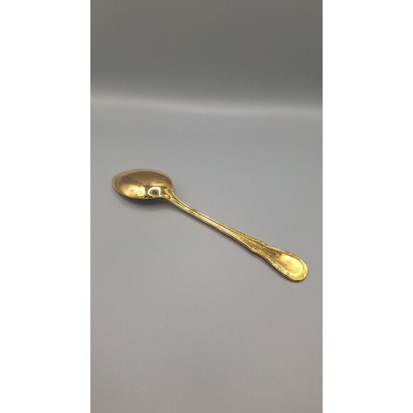 Hostess Set Of 3 Golden Milan By Home Concepts Ladel, Fork, Spoon - Picture 6 of 11